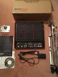[値下げ]Roland SPD-SX +純正パッドスタンド おまけ付きのサムネイル
