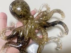 【ゴージャス・タコ】タコグッズ　タコの置物　金運のサムネイル