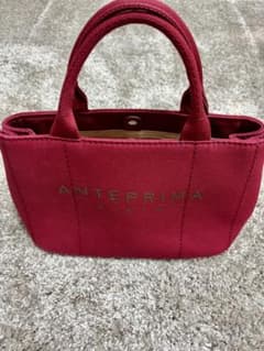 ANTEPRIMA 赤 キャンバストートバッグ♡のサムネイル