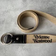 Vivienne Westwood キャンバス ダブルリングベルト オーブ ロゴ - メルカリ