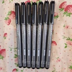 COPIC MULTILINER 7本ブラックのサムネイル