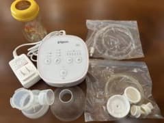 Pigeon 搾乳器　電動 哺乳瓶付き　電動搾乳機　さく乳器　母乳アシストのサムネイル