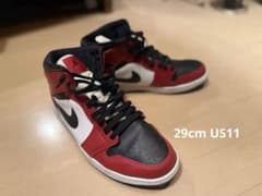 Nike Air Jordan 1 レッド/ブラック/ホワイト US 11 - メルカリ