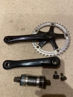 【170mm】スギノメッセンジャー ピスト 競輪 シングルスピード ブルーラグ 165mm】スギノメッセンジャー ピスト 競輪 シングルスピード