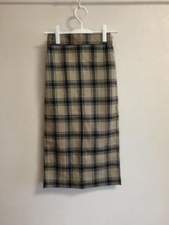 ㉟チェックスカート タイトスカートのサムネイル
