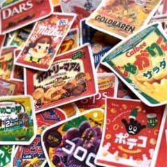 フレークシール◎お菓子のパッケージ40枚◎のサムネイル