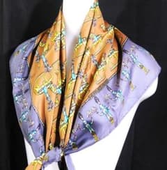 美品 エルメス HERMES 大判シルクスカーフ カレ90 D616 - メルカリ