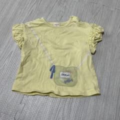 アカチャンホンポ　SIMPLE FREE ベビー半袖Tシャツ 95cm イエローのサムネイル