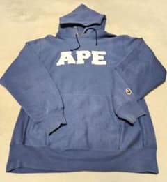 A BATHING APE ヴィンテージ スウェットパーカー Mサイズ ネイビー A BATHING APE ヴィンテージ スウェットパーカー Mサイズ ネイビー