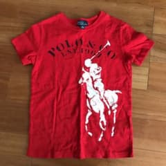 美品　ラルフローレン Tシャツ　男の子　120  赤のサムネイル