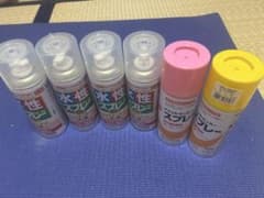 ニッペホーム　ロックペイント　水性　アクリルラッカースプレー 6本中新品1本のサムネイル