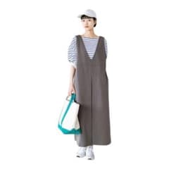 「本日24日削除」ZOZOTOWN完売品haco！ジャンスカ グレー Lのサムネイル
