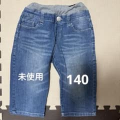 未使用　MPS デニムハーフパンツ 140cmのサムネイル
