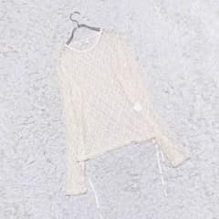 [Lutique] 총 레이스 시아트프스 (M) 시스루 투명감
