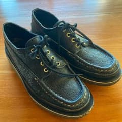 デッキシューズ　ラッセルモカシン  ブラックのサムネイル