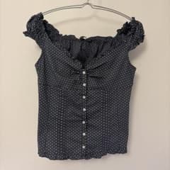 Brandy Melville ドット柄 シャツのサムネイル