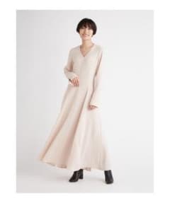 FRAY I.D Vネックロングツイルワンピースのサムネイル