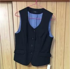 かおひ様専用！事務服 ベスト 11号 新品のサムネイル