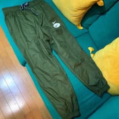 値下げ！NIKE ナイキ ナイロンパンツ カーキ ジャージのサムネイル