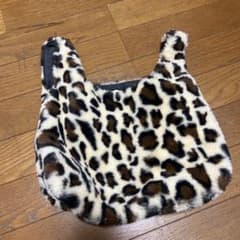 レオパード柄 ファーバッグ ハンドバッグのサムネイル