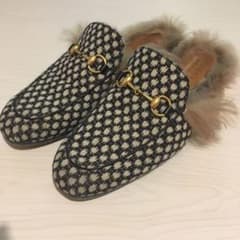 GUCCI  プリンスタウン ファースリッパのサムネイル
