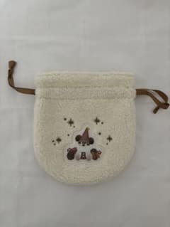 【新品,未使用】ディズニー　クリスマス　リルリンリン巾着2025