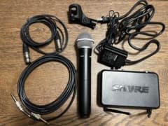 【中古】SHURE ワイヤレスマイクシステム SVX24/PG58 動作確認済み SHURE ワイヤレスマイクシステム SVX24/PG58 - メルカリ
