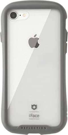 クリアケース iPhone8/7/SE iFace グレーのサムネイル