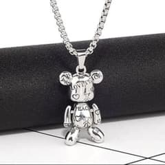 【最安値】熊 ベアー ネックレス ワンポイント ロゴ ユニセックス 新品のサムネイル