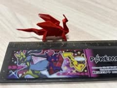 ⭐️　折り紙　レッドドラゴン　ドラゴン　ハンドメイド　⭐️のサムネイル