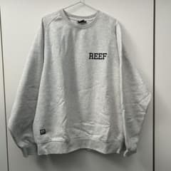 REEF グレー クルーネック スウェットのサムネイル