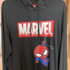 맨즈 파커 MARVEL 스파이더 맨 블랙 미품 5L
