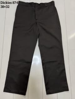 38×32 Dickies 874 DB ワークチノパンツ ストレート アメカジ