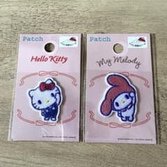 サンリオ 体操　ワッペンシール　ハローキティ　マイメロディ　セリア　２点セットのサムネイル