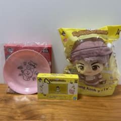 BTS  ジョングク　一番くじ3点セットのサムネイル