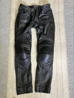 デグナー★メンズカップ付レザーパンツ M ブラック DP-28のサムネイル