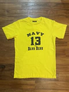BLUE BLUE  Tシャツ　イエロー　黄色　サイズM サイズ2のサムネイル