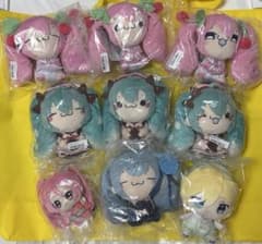 【ゆうパック発送】新品未開封。初音ミク 桜ミク　チロルミク　もちぴこ　ちびぐるみのサムネイル