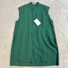 新品人気 マカフィー リネン ニドムクロス ノースリーブシャツ 洗える 