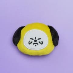 Korea Exclusive BT21 Today's Mood: Blurry Plush Badge - CHIMMY