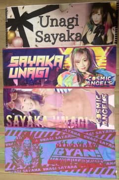 ウナギサヤカ　タオル４枚セット　ウナギ・サヤカ ひつまふ武士　ギャン ウナギサヤカ タオル4枚セット ウナギ・サヤカ ひつまふ武士 ギャン