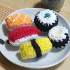 猫の 手作りお寿司 のおもちゃ新品未使用ですのサムネイル