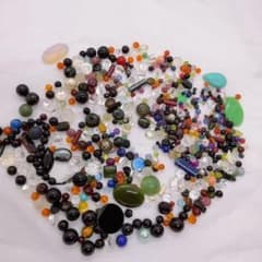 天然石 人造石ビーズ ルース 大量セット ハンドメイド素材のサムネイル