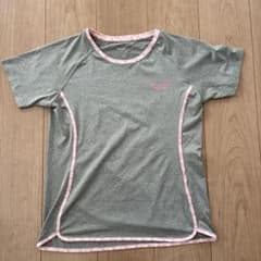 hind 半袖 Tシャツ グレー ピンク L