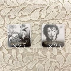 峰倉かずや 最遊記 タワレコ 光明 烏哭 鉛筆画 スクエア缶バッジ