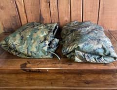 米軍実物 美品2枚セットリバーシブルフィールドタープ 4㎡ ORC製 No3,4 米軍実物 美品2枚セットリバーシブルフィールドタープ 4㎡ ORC製 No3,4
