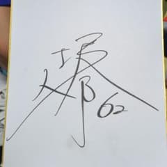 野球選手 サイン色紙 オリックス堀プロ野球選手 直筆サイン色紙 62 - メルカリ