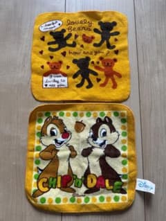 Disney 칩과 데일 곰 미니 수건 손수건