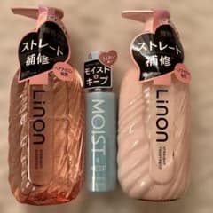 新品未開封リノンモイストヘアミルク　ストレート補修シャンプートリートメントセットのサムネイル