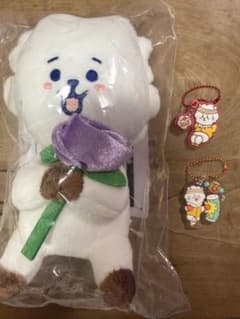 이치 반 쿠지 BT21 GIFT B 상 RJ 봉제 장난감 고무 마스코트 2 개